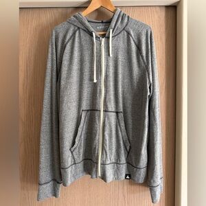 American Giant light weight full zip hoody.